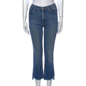 Mother Denim Insider Crop Step Fray